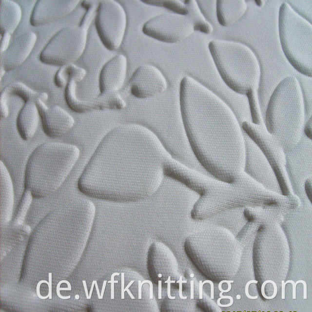 Printed 3d Emboss Scuba Jersey Fabric